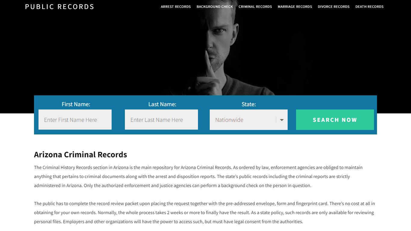 Arizona Criminal Records - Public Records